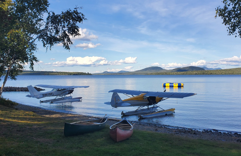 Lake view at The Birches Resort.