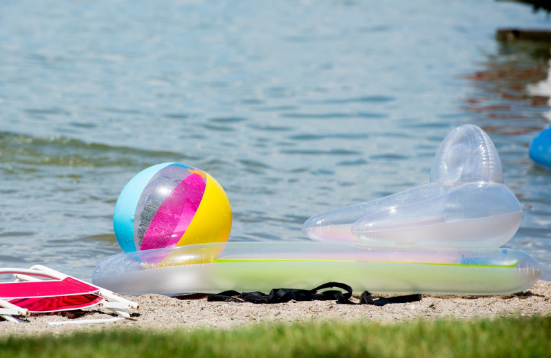 Beach at Barrett Lake Resort.