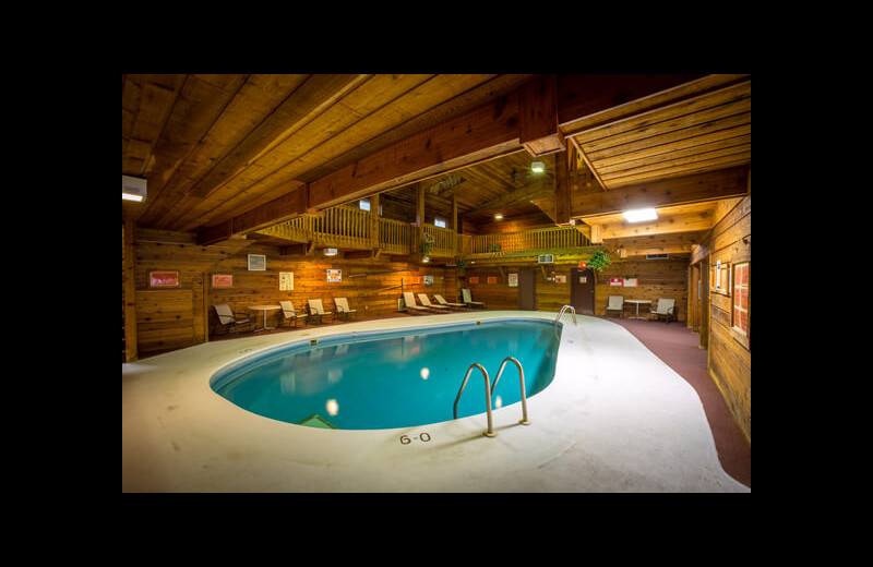 Indoor pool at Northern Pine Inn.