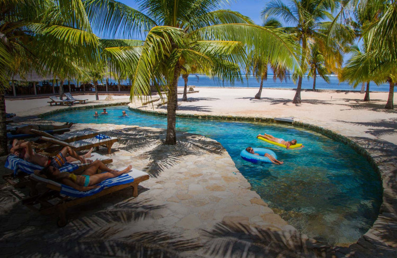 Outdoor pool at Nemberala Beach Resort.