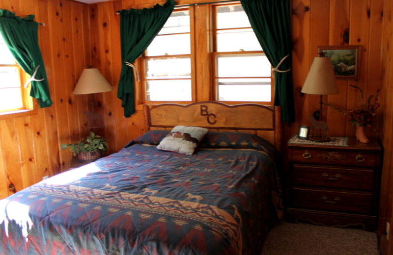 Cabin Bedroom at Bill Cody Ranch