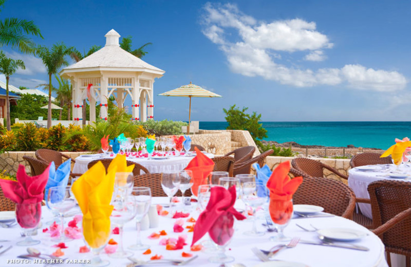 Dining at Moon Dance Villas