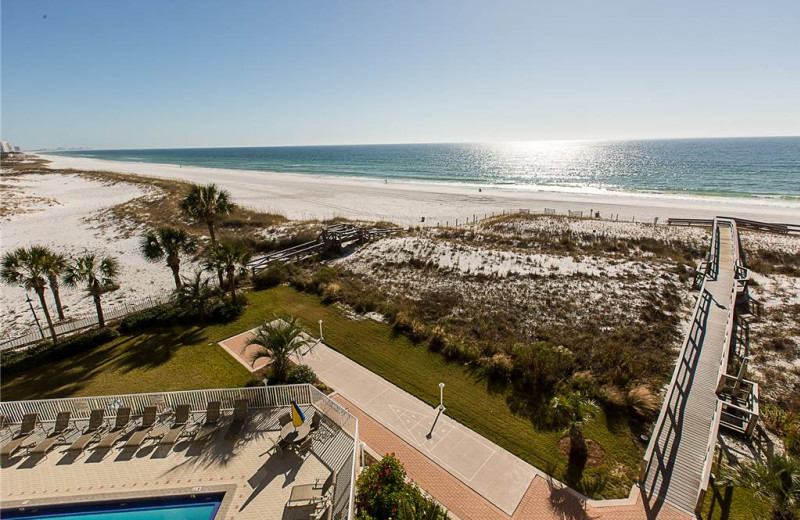 Balcony view at Holiday Isle Properties - Destin on the Gulf 505.