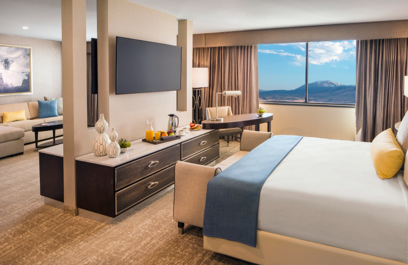 Guest room at Grand Sierra Resort and Casino.