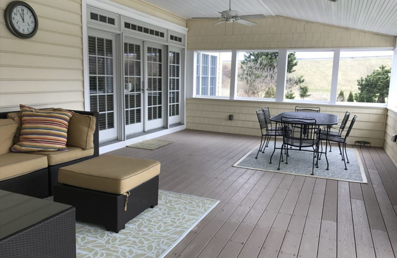 Rental porch at Jersey Cape Realty