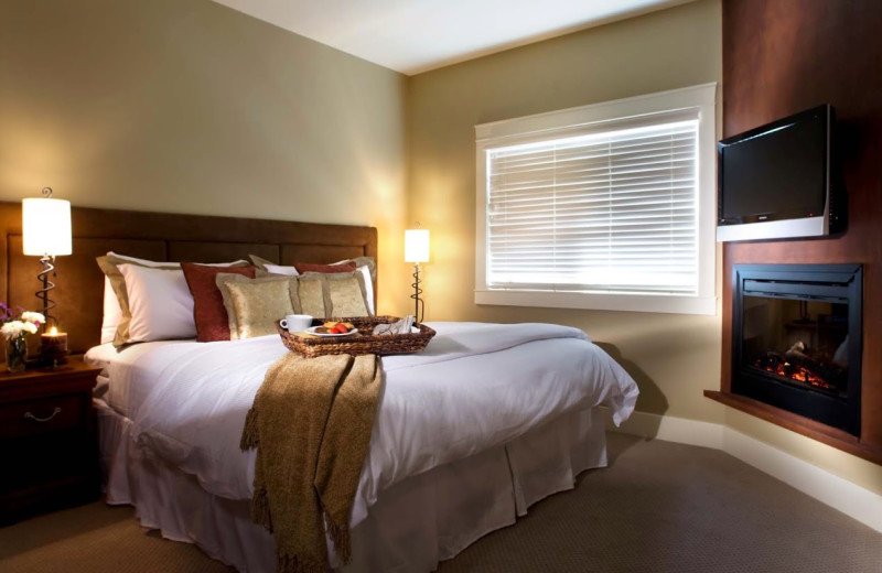 Guest bedroom at Solara Resort & Spa.