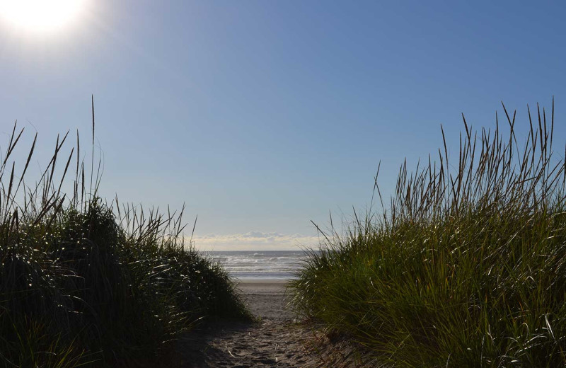 Beach near Beachhouse Vacation Rentals.