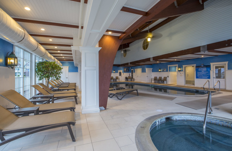 Indoor pool at Saybrook Point Inn, Marina & Spa.