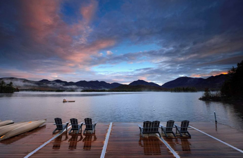 Lake view at Elk Lake Lodge.