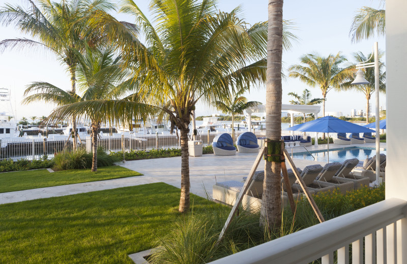 Patio at Oceans Edge Key West Resort & Marina.