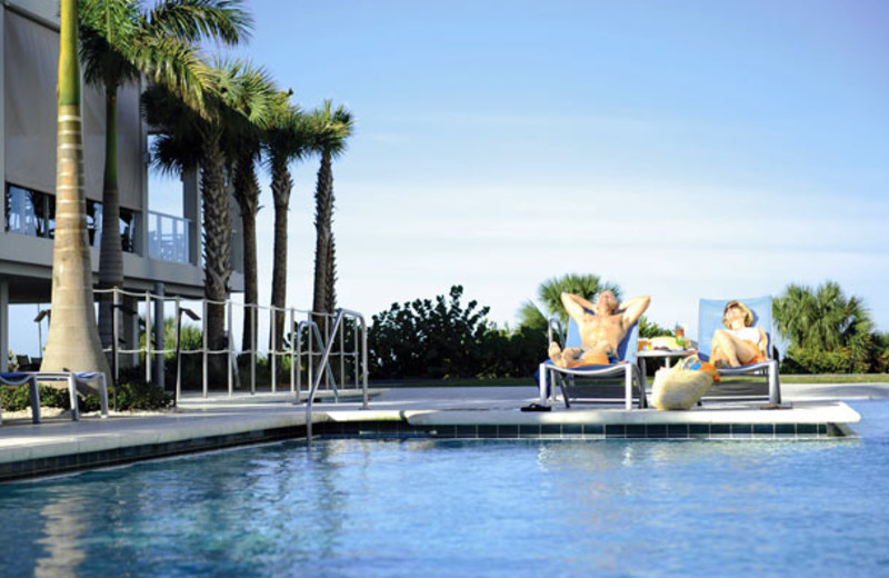 Outdoor pool at Marriott's Crystal Shores.