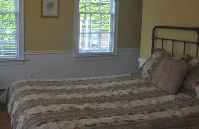 Guest room at Essex Street Inn Newburyport.