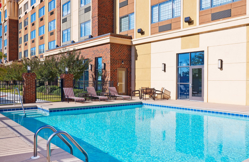 Outdoor pool at Sheraton Augusta Hotel.
