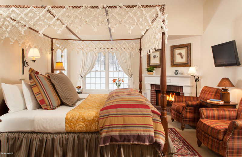 Guest room at The Garden Gables Inn.