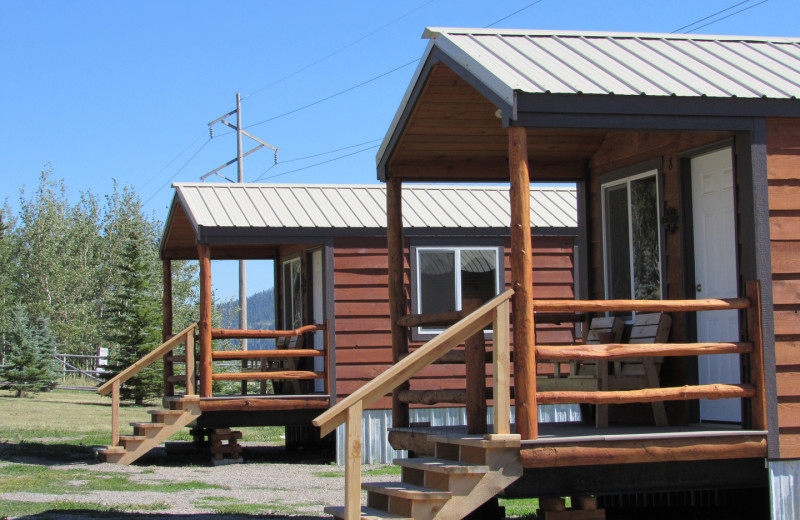 Cabins at The Drift Lodge.