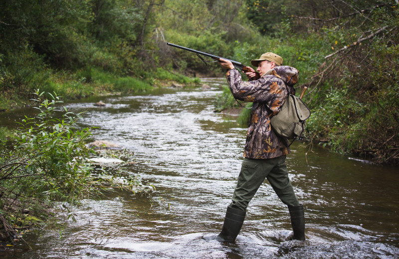 Hunting at Tug Hill Resort.