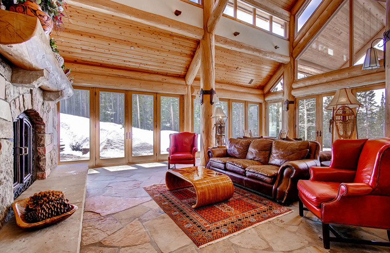 Rental living room at Breckenridge Rentals by Owner.