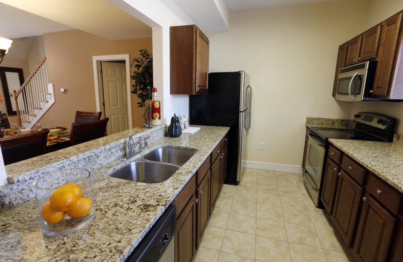 Guest kitchen at King's Creek Plantation.