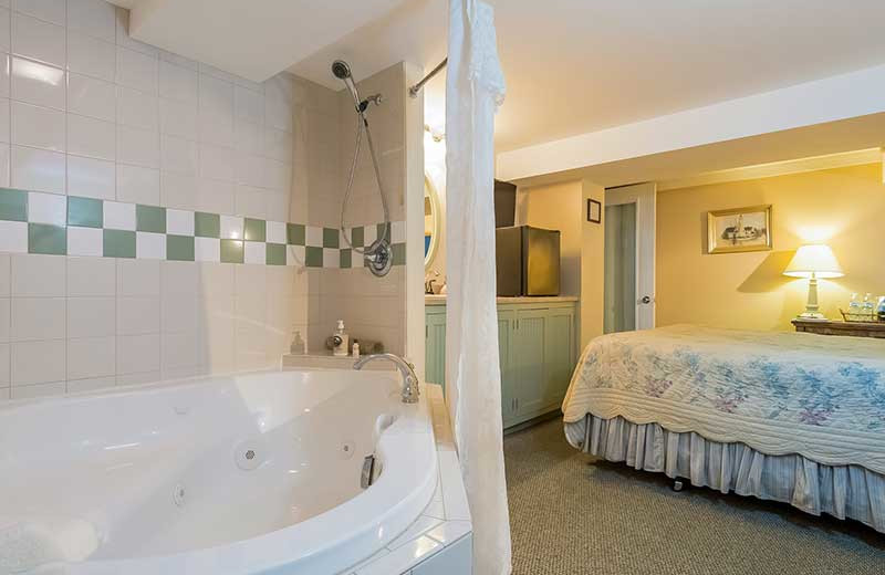 Guest room at The Kingsley House.