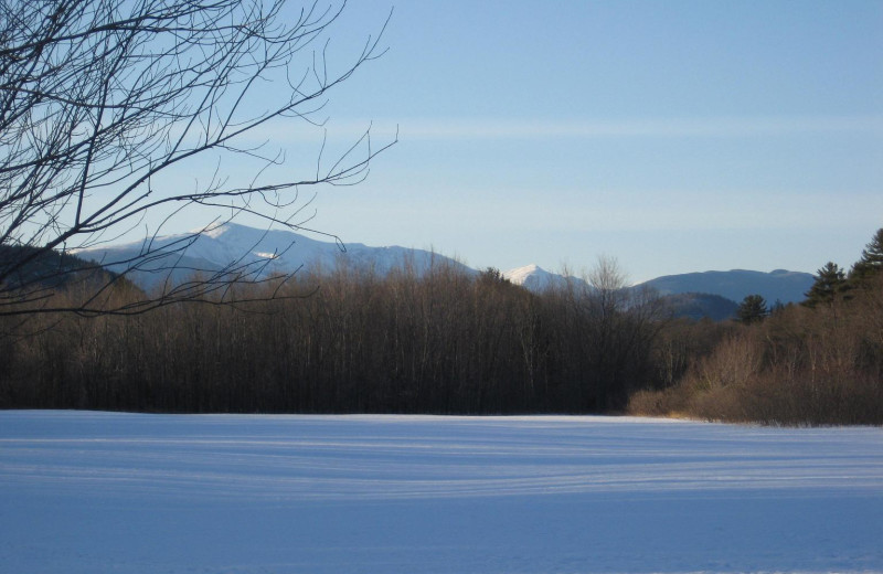 Mountain view at Cathedral Ledge Resort.