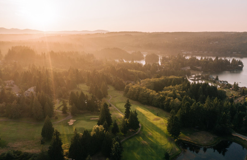 Golf course at The Resort at Port Ludlow.