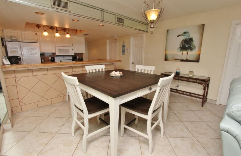 Rental kitchen at Seabreeze I.
