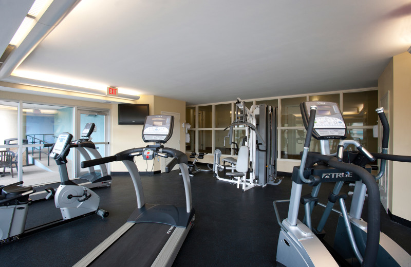 Fitness room at Bay View Resort.