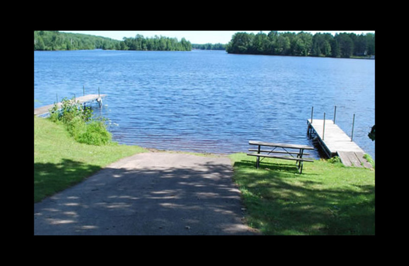 Lake view at Reiske's Island View Resort.