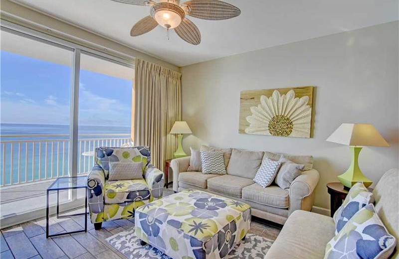 Guest living room at Splash Resort.