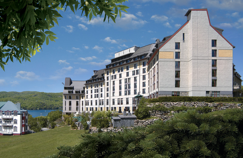 Exterior view of Fairmont Tremblant Resort.