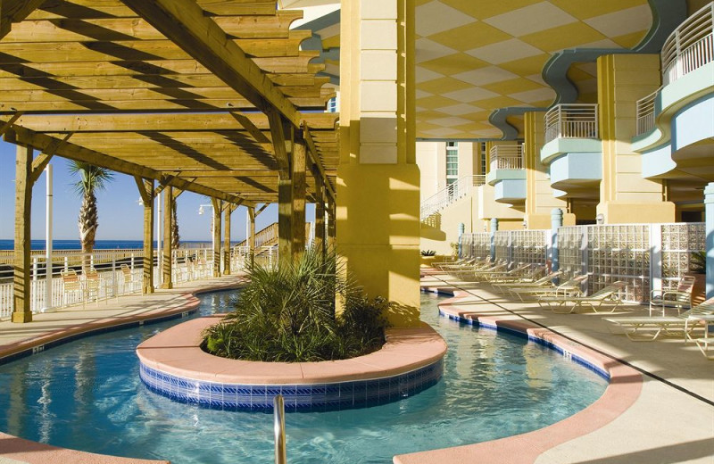 Lazy river at Wyndham Ocean Boulevard.