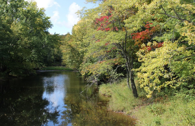 River by Big Powderhorn Lodging.