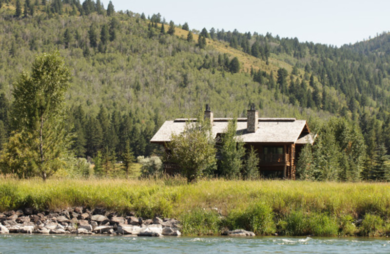Cabin exterior at South Fork Lodge.