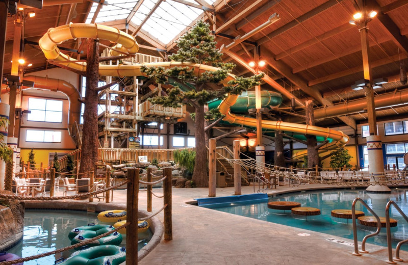 Indoor water park at Timber Ridge Lodge & Waterpark.