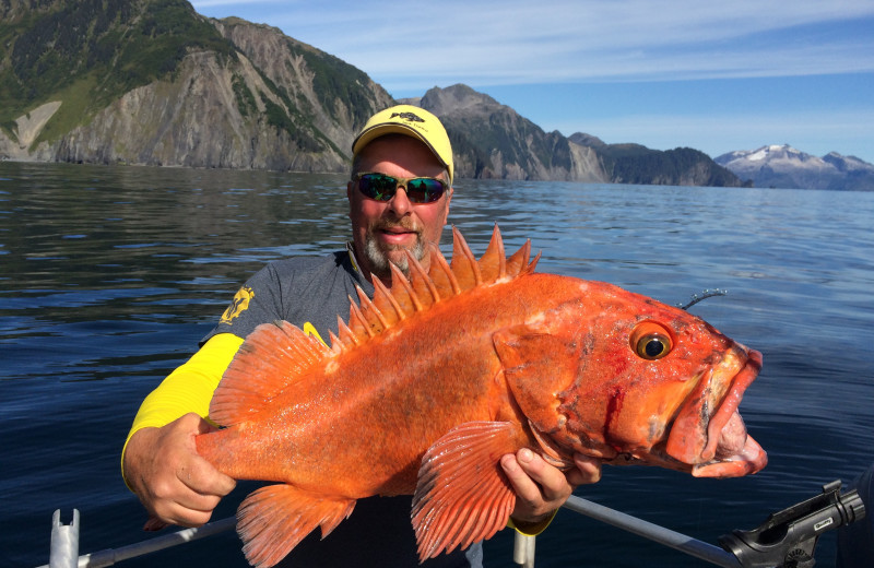 Fishing at Jimmie Jack's Alaska Fishing Lodges.