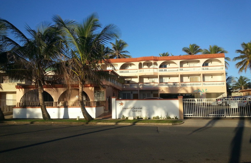 Exterior view of Luquillo Sunrise Beach Inn.