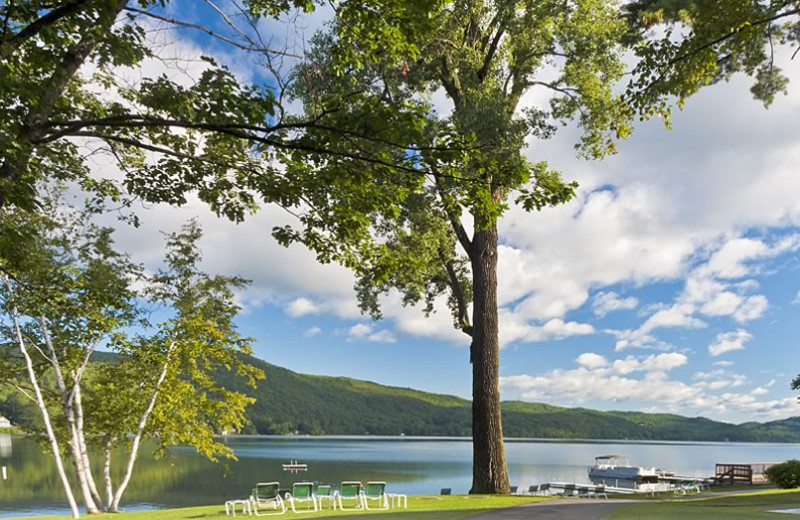Lake view at Lake Morey Resort.
