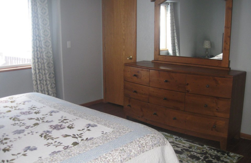 Rental bedroom at Edelweiss Mountain Lodging.