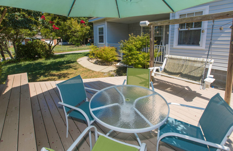 Rental patio at Atkinson Realty.