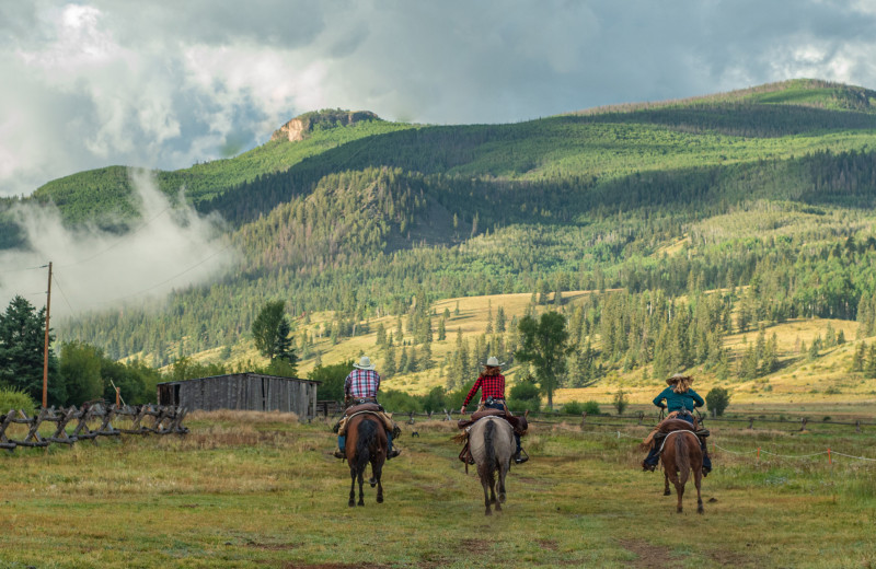 Horseback riding at 4UR Ranch.