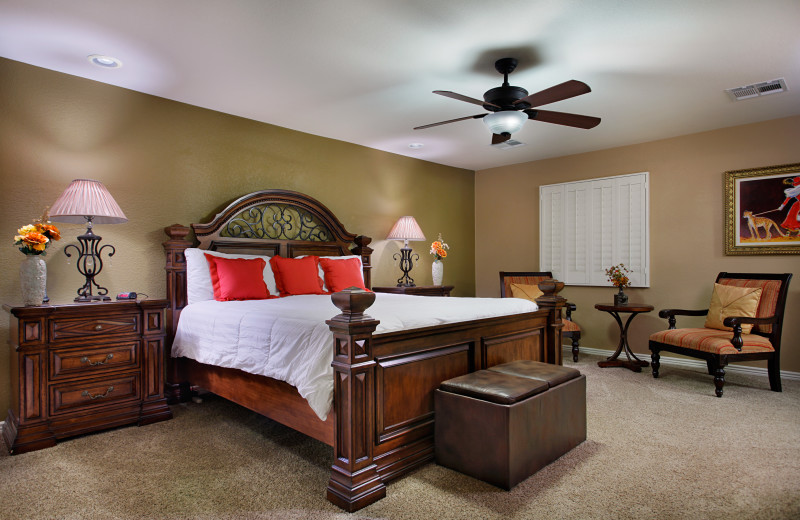 Rental bedroom at Arizona Vacation Rentals.