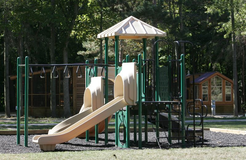 Playground at Lakeside Cabins Resort.