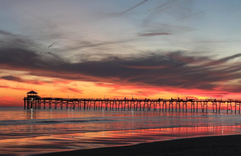 Beach sunset at Realty World - First Coast Realty.