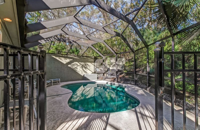 Rental pool at Amelia Rentals and Management Services.