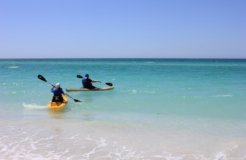 Kayaking at Anna Maria Vacations.