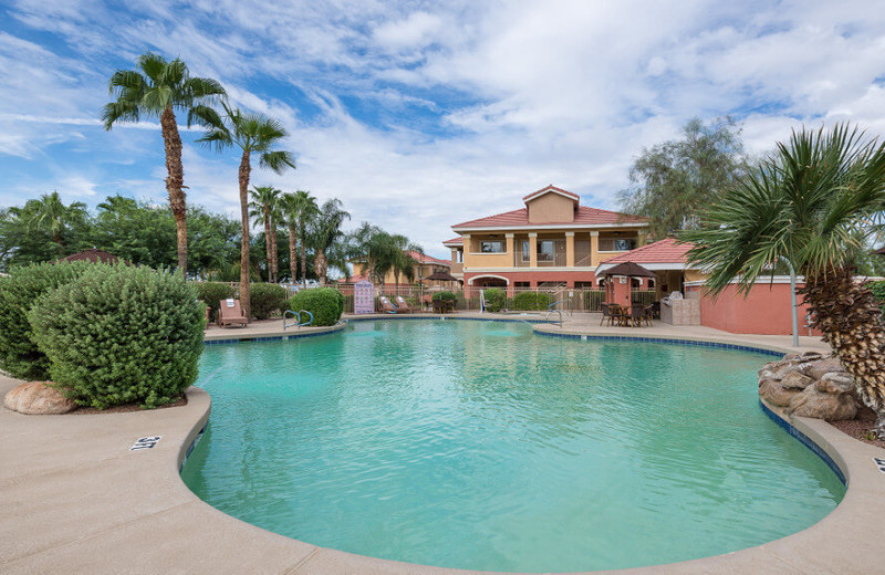 Outdoor pool at Westgate Painted Mountain Resort.