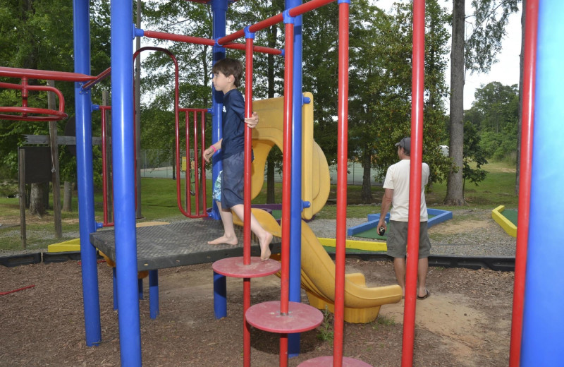 Playground at Yogi on the Lake.