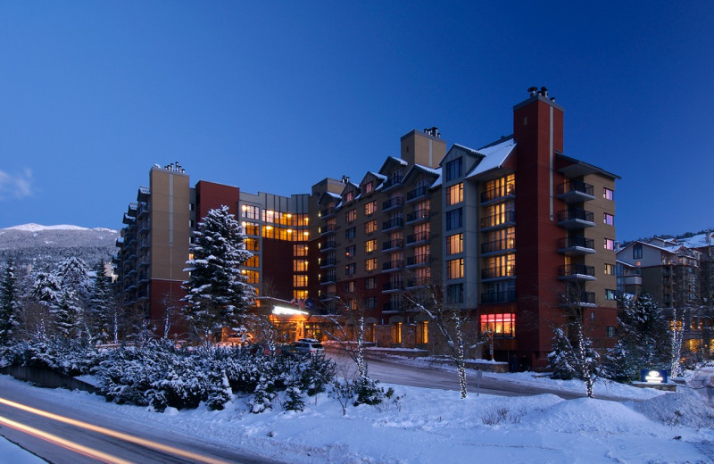 Exterior view of Hilton Whistler Resort.