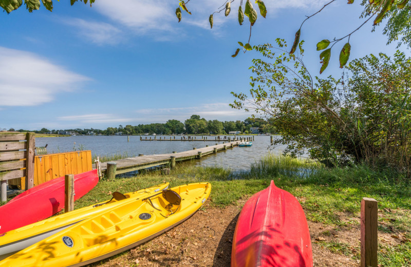 Lake view at Kent Manor Inn.