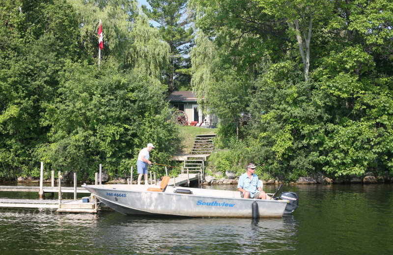 Fishing at Southview Cottages Resort.